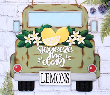 Make & TAke - Squeeze the Day Truck Door Hanger - Pick a Project - In- Person Workshop